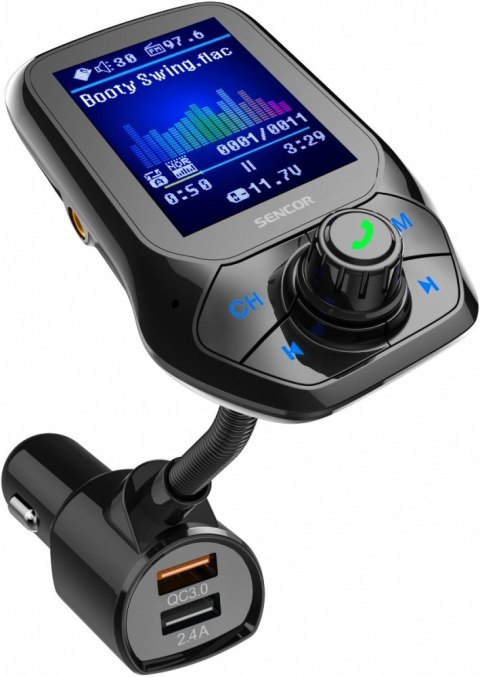 Transmiter SWM 5858 BT Modulator BT / MP3, 2 USB, micro TF/SD Transmiter SWM 5858 BT Modulator BT / MP3, 2 USB, micro TF/SD