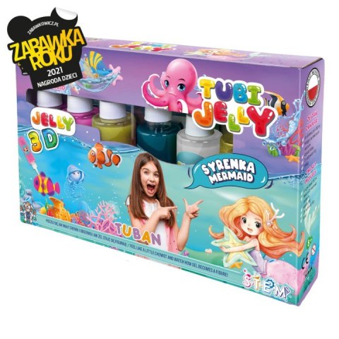 Zestaw Tubi Jelly 6 kolorów - Syrenka Zestaw Tubi Jelly 6 kolorów - Syrenka