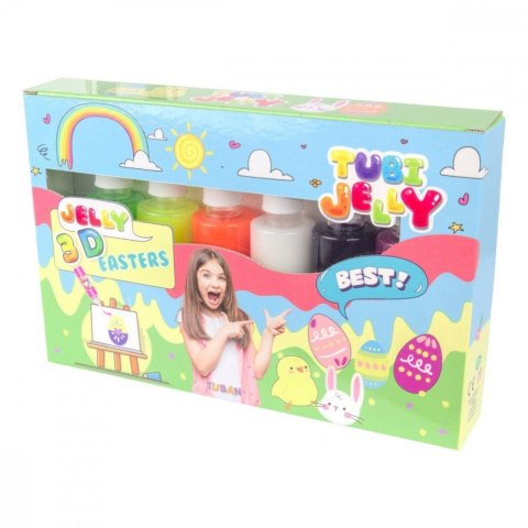 Zestaw Tubi Jelly 6 kolorów - Wielkanoc Zestaw Tubi Jelly 6 kolorów - Wielkanoc