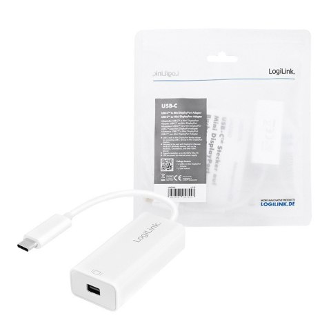 Adapter USB-C do mini DisplayPort, 4K/60Hz Adapter USB-C do mini DisplayPort, 4K/60Hz