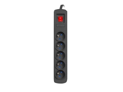 Listwa zasilająca R5 5m 5x230V PL 10A Czarna Listwa zasilająca R5 5m 5x230V PL 10A Czarna