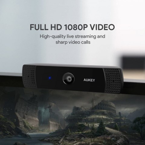 PC-LM1E Kamera internetowa USB | Full HD 1920x1080 | 1080p | 30fps | Mikrofony stereo PC-LM1E Kamera internetowa USB | Full HD 1920x1080 | 1080p | 30fps | Mikrofony stereo
