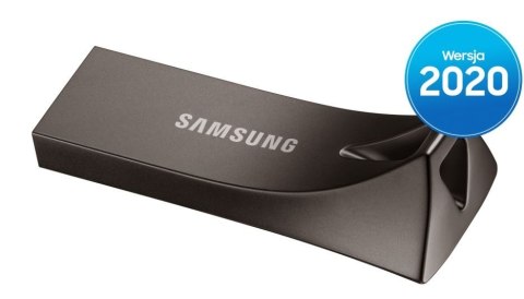 Pendrive BAR Plus USB3.1 64 GB Titan Gray Pendrive BAR Plus USB3.1 64 GB Titan Gray
