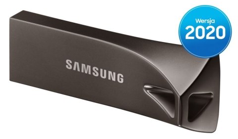 Pendrive BAR Plus USB3.1 64 GB Titan Gray Pendrive BAR Plus USB3.1 64 GB Titan Gray