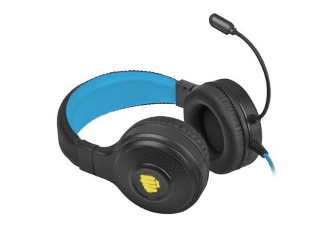 Słuchawki Warhawk RGB dla graczy czarno-niebieskie Słuchawki Warhawk RGB dla graczy czarno-niebieskie