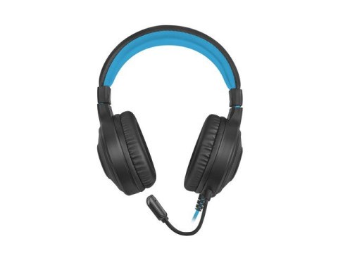 Słuchawki Warhawk RGB dla graczy czarno-niebieskie Słuchawki Warhawk RGB dla graczy czarno-niebieskie