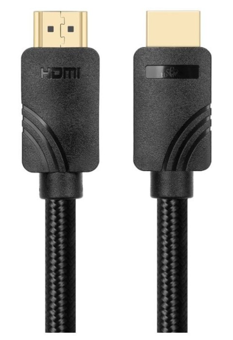 Kabel HDMI v 2.1 premium 2 m 8K Czarny Stworzony dla graczy Kabel HDMI v 2.1 premium 2 m 8K Czarny Stworzony dla graczy