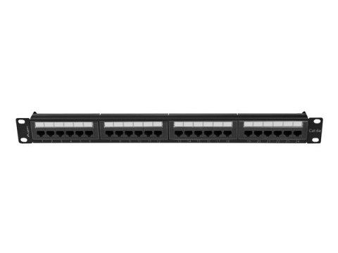 Patchpanel 24 port 1U KAT6A PPUA-1024-B Czarny Patchpanel 24 port 1U KAT6A PPUA-1024-B Czarny