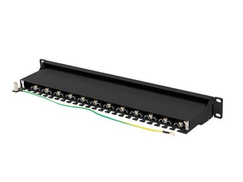 Patchpanel 24 port 1U KAT7 EK. PPS7-1024-B Czarny Patchpanel 24 port 1U KAT7 EK. PPS7-1024-B Czarny