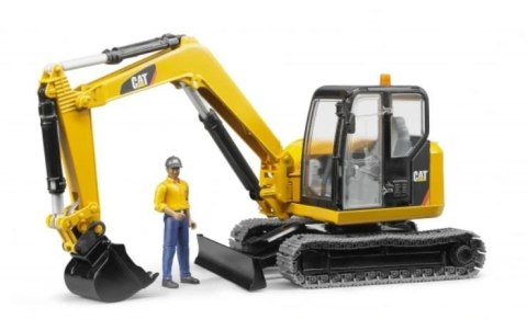 Minikoparka CAT z figurka robotnika Minikoparka CAT z figurka robotnika