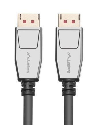 Kabel DISPLAYPORT M/M 20 PIN V1.4 1.8m 8K czarny Kabel DISPLAYPORT M/M 20 PIN V1.4 1.8m 8K czarny
