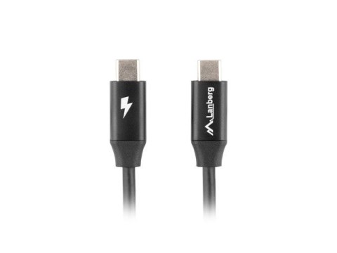Kabel USB-C M/M 2.0 CA-CMCM-40CU-0018-BK Czarny 1.8m Kabel USB-C M/M 2.0 CA-CMCM-40CU-0018-BK Czarny 1.8m