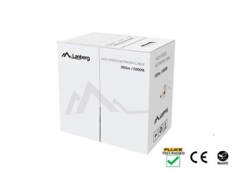 Kabel UTP Kat.5e DRUT CU LCU5-12CU-0305-G zielony Kabel UTP Kat.5e DRUT CU LCU5-12CU-0305-G zielony