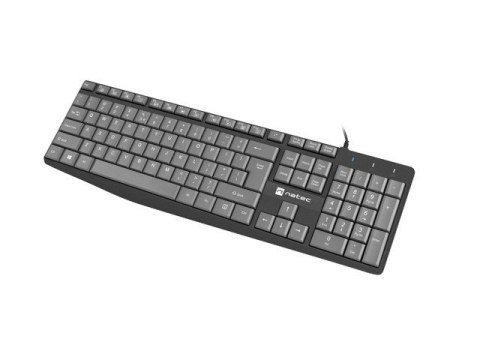 Klawiatura Nautilus US Slim 1.8m czarno-szara Klawiatura Nautilus US Slim 1.8m czarno-szara