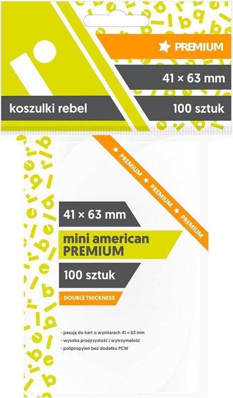 Koszulki 41x63mm Mini American Premium 100 Koszulki 41x63mm Mini American Premium 100