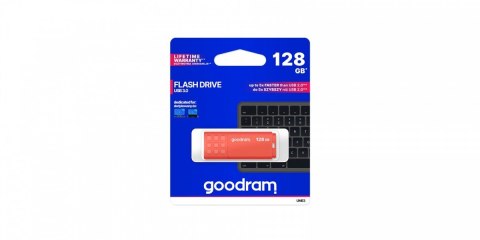 Pendrive UME3 128GB USB 3.0 Pomarańczowy Pendrive UME3 128GB USB 3.0 Pomarańczowy