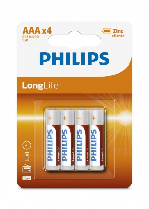 Bateria R03 AAA LONGLIF E (4 SZT BLISTER) Bateria R03 AAA LONGLIF E (4 SZT BLISTER)