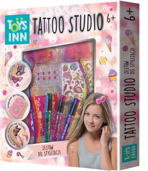 Zestaw do włosów Tatoo studio z warkoczykami Zestaw do włosów Tatoo studio z warkoczykami