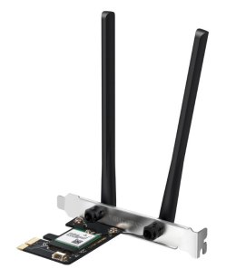 Karta sieciowa Mercusys AX1800 Dual-Band Wi-Fi 6 Bluetooth PCI Express Adapter SPEED: 1201 Mbps at 5 GHz + 574 Mbps at 2.4 GH