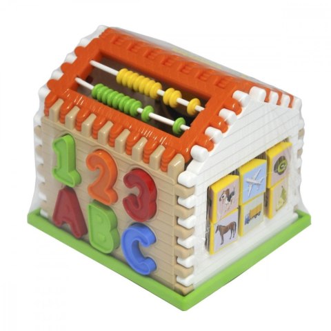 Domek edukacyjny sorter 21 elementów Domek edukacyjny sorter 21 elementów