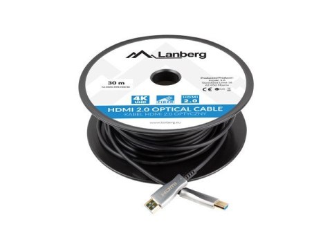 Kabel HDMI M/M v2.0 CA-HDMI-20FB-0300-BK 30m czarny Kabel HDMI M/M v2.0 CA-HDMI-20FB-0300-BK 30m czarny