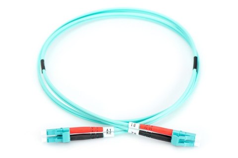 Patch cord światłowodowy FO LC-LC MM 50/125 OM3 duplex LSOH 5m Patch cord światłowodowy FO LC-LC MM 50/125 OM3 duplex LSOH 5m