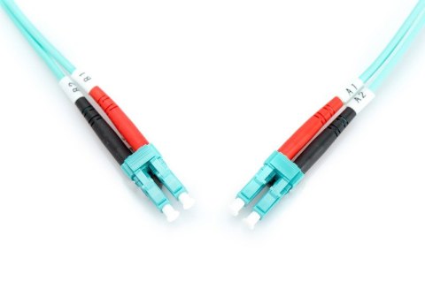 Patch cord światłowodowy FO LC-LC MM 50/125 OM3 duplex LSOH 5m Patch cord światłowodowy FO LC-LC MM 50/125 OM3 duplex LSOH 5m