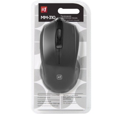 Mysz przewodowa optyczna #1 MM-310 Mysz przewodowa optyczna #1 MM-310