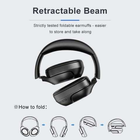 Słuchawki nauszne Bluetooth A770BL Czarne Słuchawki nauszne Bluetooth A770BL Czarne