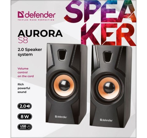 Głośniki przewodowe AURORA S8 2.0 Głośniki przewodowe AURORA S8 2.0