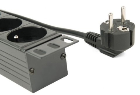 Listwa zasilająca rack (PDU), 8 gniazd FR, 1U, 16A, wtyk Schuko 3m Listwa zasilająca rack (PDU), 8 gniazd FR, 1U, 16A, wtyk Schuko 3m