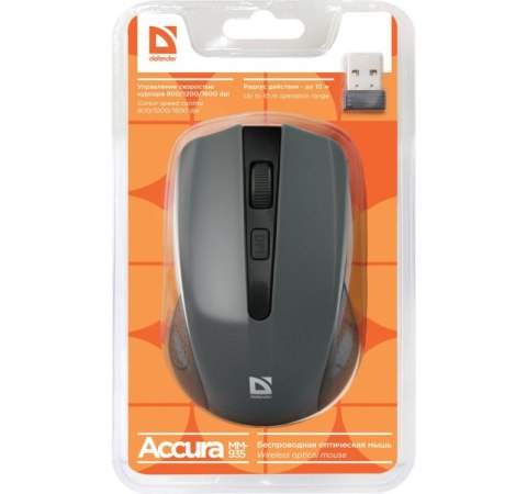 Mysz bezprzewodowa, optyczna ACCURA MM-935 RF Mysz bezprzewodowa, optyczna ACCURA MM-935 RF