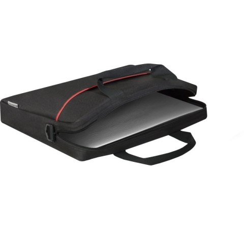TORBA LITE 15,6 CZARNA WZMOCNIONE BOKI, PLASKI KSZTALT TORBA LITE 15,6 CZARNA WZMOCNIONE BOKI, PLASKI KSZTALT