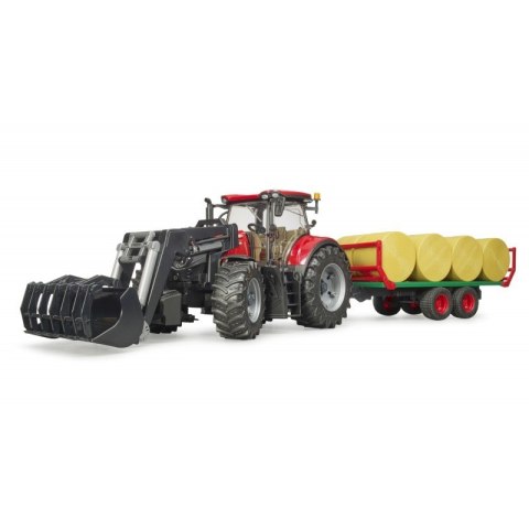 Traktor Case IH 300 CVX z ładowarką i przyczepą Traktor Case IH 300 CVX z ładowarką i przyczepą