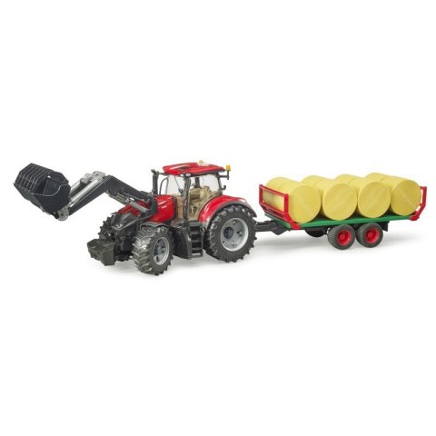Traktor Case IH 300 CVX z ładowarką i przyczepą Traktor Case IH 300 CVX z ładowarką i przyczepą