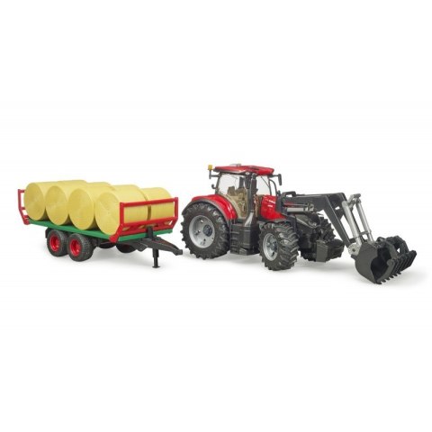 Traktor Case IH 300 CVX z ładowarką i przyczepą Traktor Case IH 300 CVX z ładowarką i przyczepą