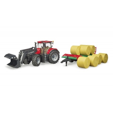 Traktor Case IH 300 CVX z ładowarką i przyczepą Traktor Case IH 300 CVX z ładowarką i przyczepą