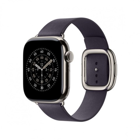 Pasek w kolorze nocnego fioletu z klamrą nowoczesną do koperty 42 mm - rozmiar M Pasek w kolorze nocnego fioletu z klamrą nowoczesną do koperty 42 mm - rozmiar M