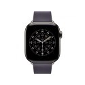 Pasek w kolorze nocnego fioletu z klamrą nowoczesną do koperty 42 mm - rozmiar M