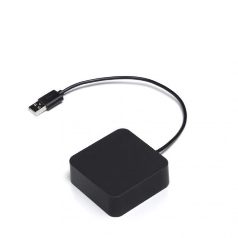 Aaden biurkowa ładowarka baterii 2x AA USB czarna Aaden biurkowa ładowarka baterii 2x AA USB czarna