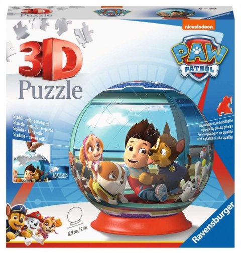 Puzzle 72 elementy 3D Kula, Psi Patrol Puzzle 72 elementy 3D Kula, Psi Patrol