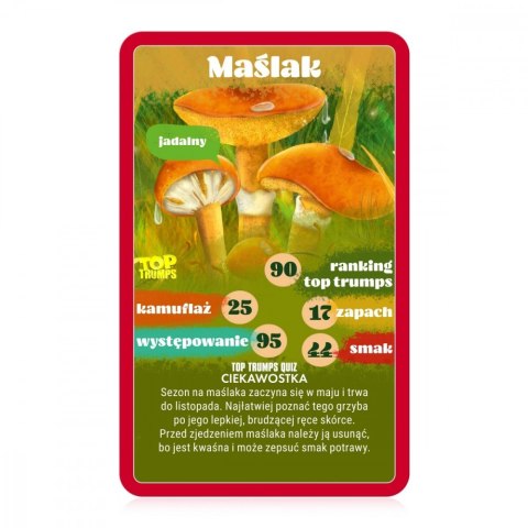 Gra karciana Top Trumps Grzybobranie Gra karciana Top Trumps Grzybobranie