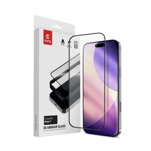 3D Armour Glass - Szkło hartowane iPhone 17 + ramka instalacyjna 3D Armour Glass - Szkło hartowane iPhone 17 + ramka instalacyjna