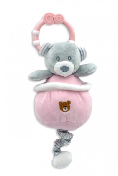 Pozytywka Miś różowa 13 cm Pozytywka Miś różowa 13 cm