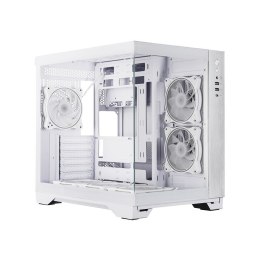 Obudowa VISIO GM-30W-T G-OP 6xwentylator ARGB biała
