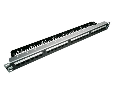 Patch panel UTP kat.6A 24 porty LSA 1U Patch panel UTP kat.6A 24 porty LSA 1U