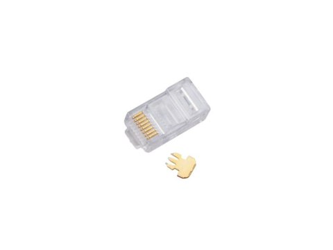 Wtyk przelotowy RJ45 UTP kat.5e (op. 100 szt) Wtyk przelotowy RJ45 UTP kat.5e (op. 100 szt)