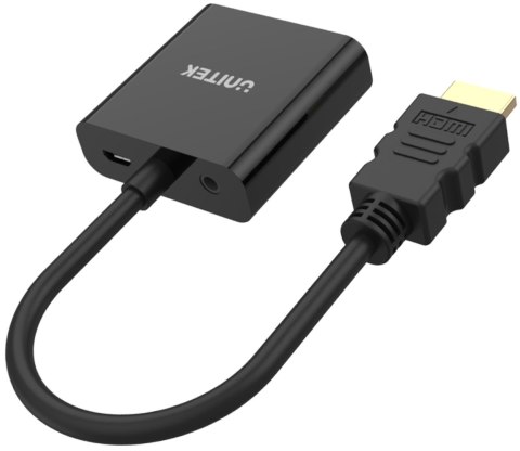 Unitek Y-6333 adapter HDMI to VGA + audio