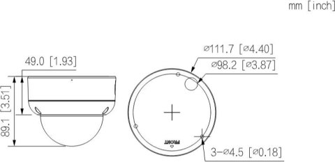 Kamera IP Dahua IPC-HDBW3649E-AS-IL-0360B