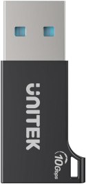 Unitek Adapter USB-A do USB-C 10Gbps czarny A1049ABK01